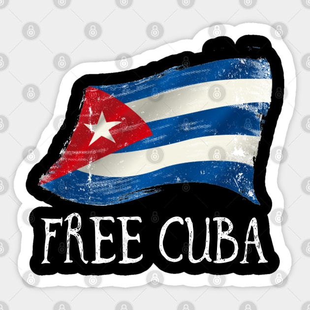 Free Cuba Sticker by Doc Maya